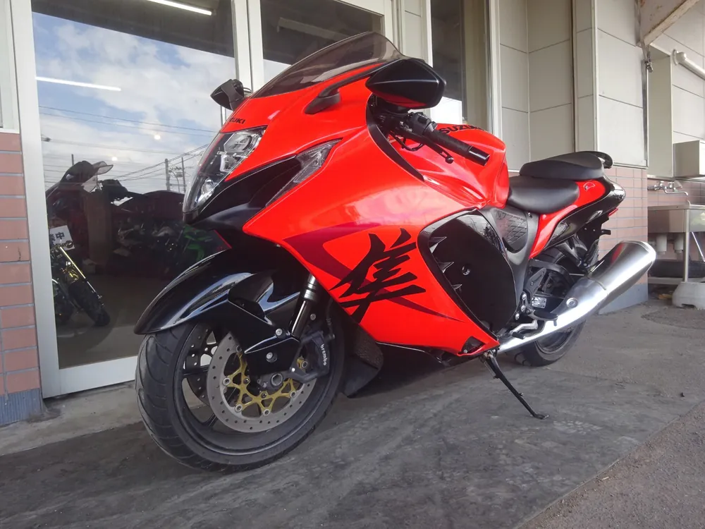 Suzuki Hayabusa 2023, black / orange, фото 5