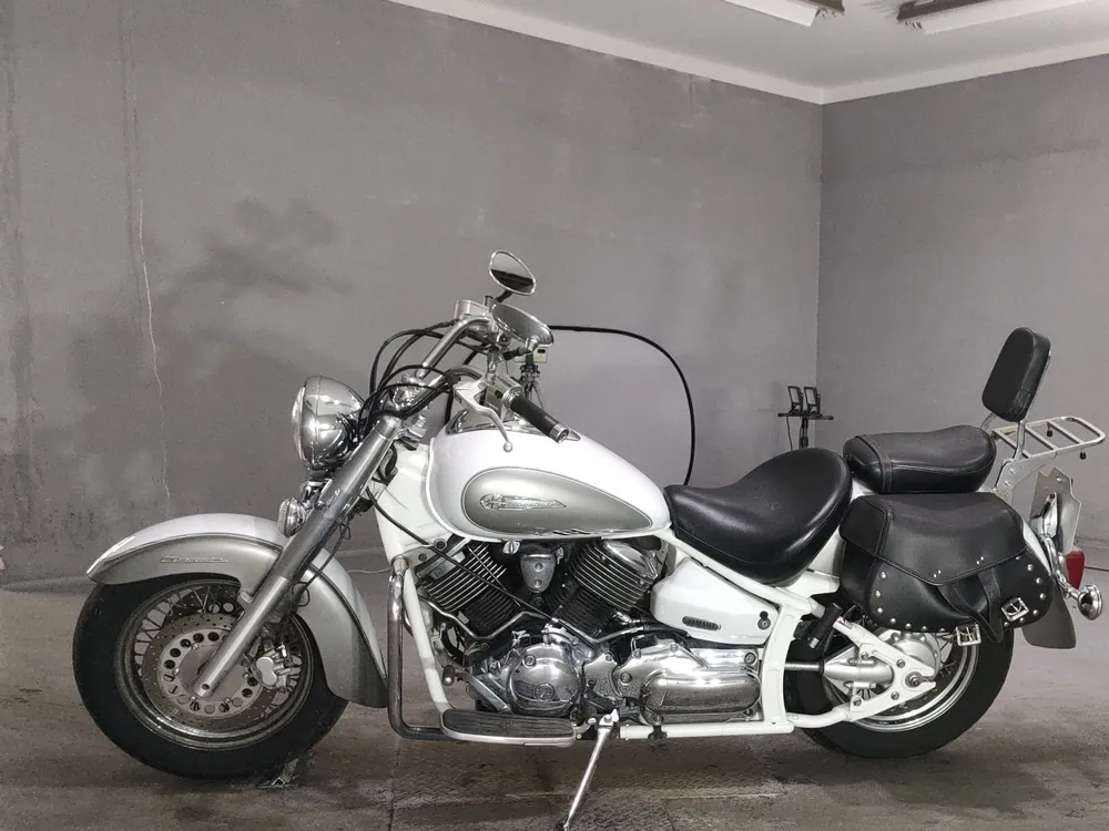 Yamaha Dragstar 1100 2010, white/silver, фото 2