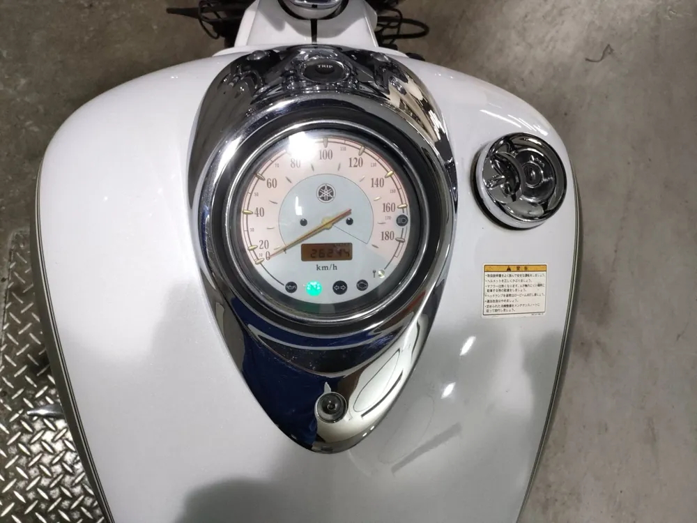 Yamaha Dragstar 1100 2010, white/silver, фото 5