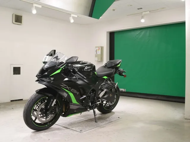 Kawasaki Zx-6Ra 2026, black | green, фото 4