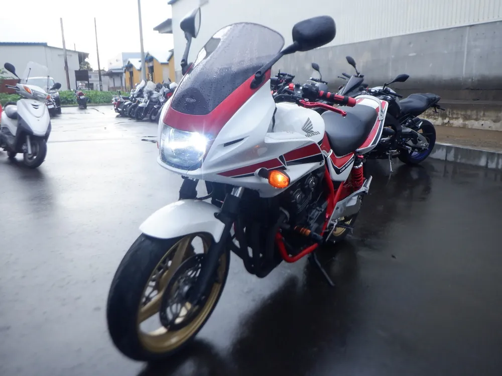 Honda CB400SB 2012, white / red, фото 4