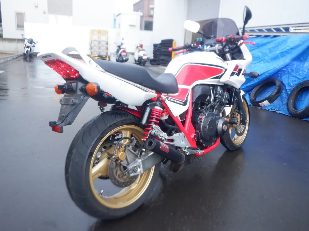 Honda CB400SB 2012, white / red, фото 5