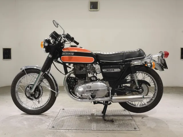 Kawasaki W1, black | orange, фото 2