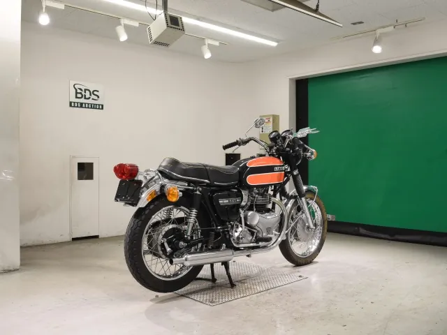 Kawasaki W1, black | orange, фото 5