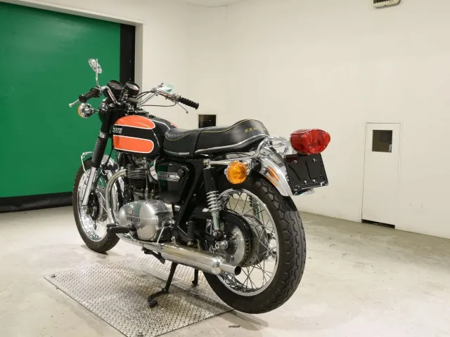 Kawasaki W1, black | orange, фото 6