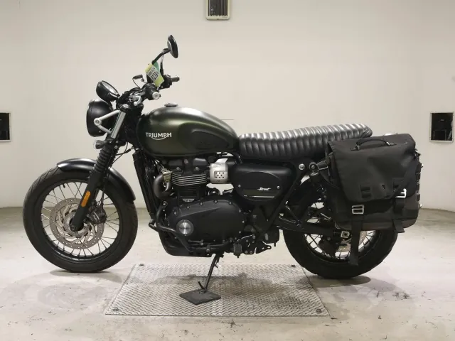 Triumph Street Scrambler 2017, зелёный, фото 2