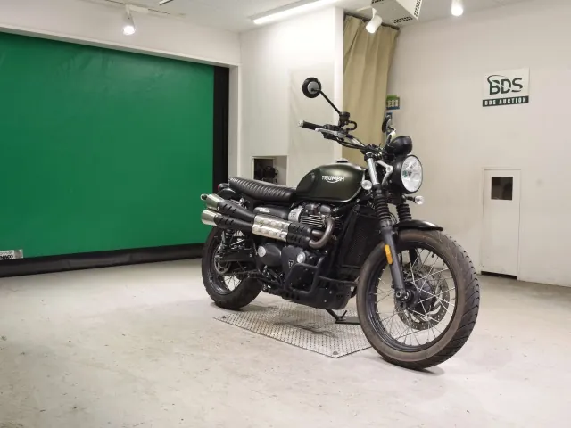 Triumph Street Scrambler 2017, зелёный, фото 3