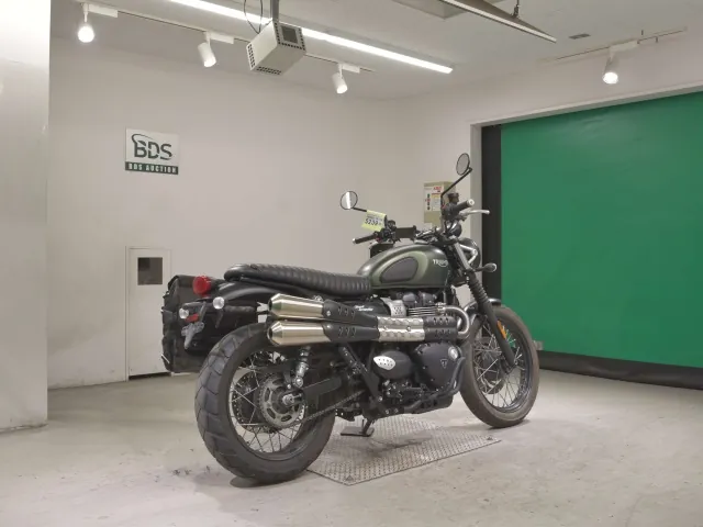 Triumph Street Scrambler 2017, зелёный, фото 5