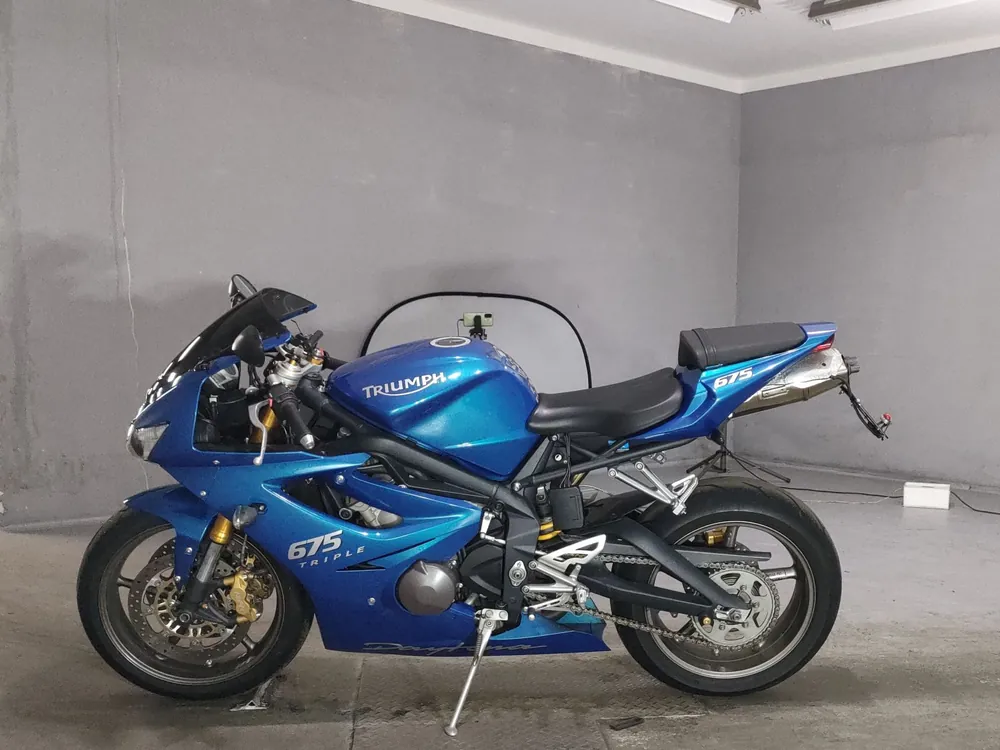 Triumph Daytona 675 2007, синий, фото 2