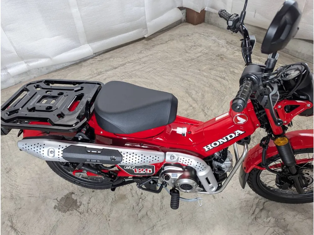 Honda CT125 Hunter Cub, красный, фото 10