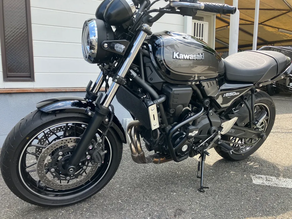 Kawasaki Z650RS 2024, серый, чёрный, фото 5