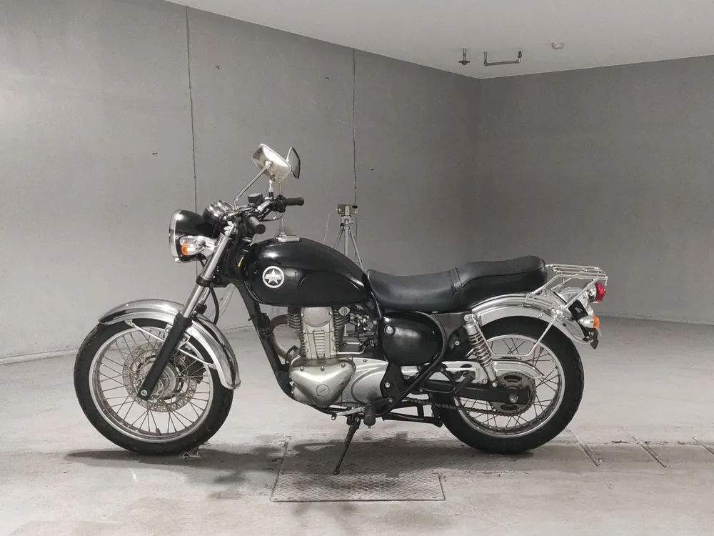Kawasaki Estrella, чёрный, фото 2