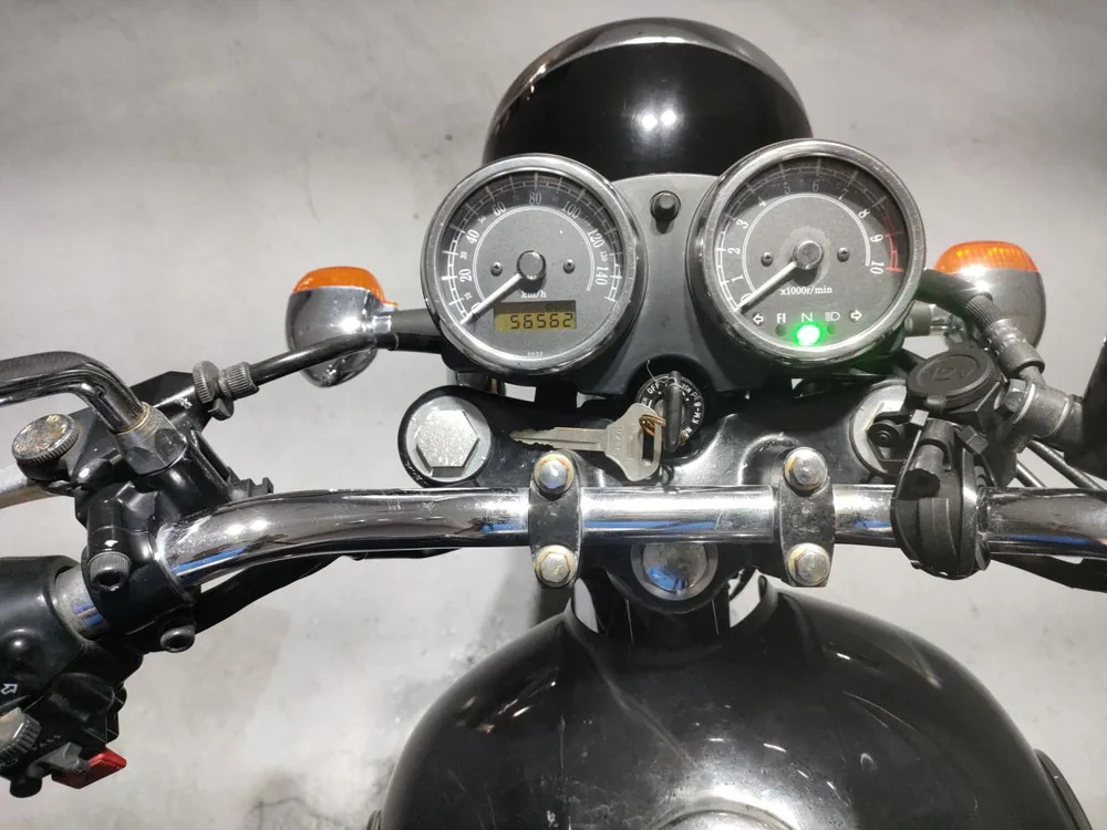 Kawasaki Estrella, чёрный, фото 5