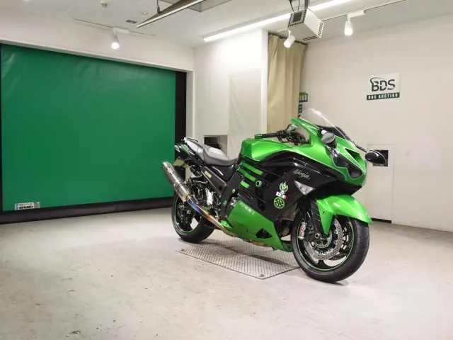Kawasaki ZX-14RA 2016, black | green, фото 3