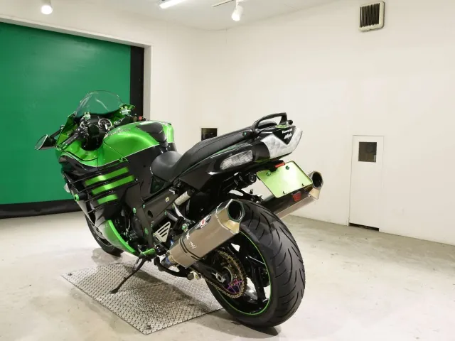 Kawasaki ZX-14RA 2016, black | green, фото 6