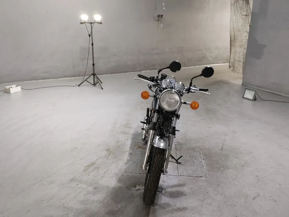 Yamaha SR400 2008, black / green, фото 3