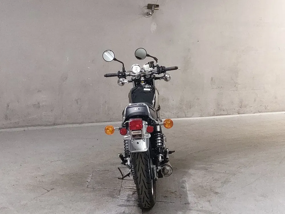 Yamaha SR400 2008, black / green, фото 4