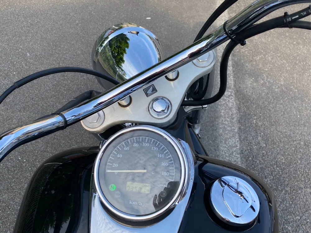 Honda Shadow 750 2007, чёрный, фото 17