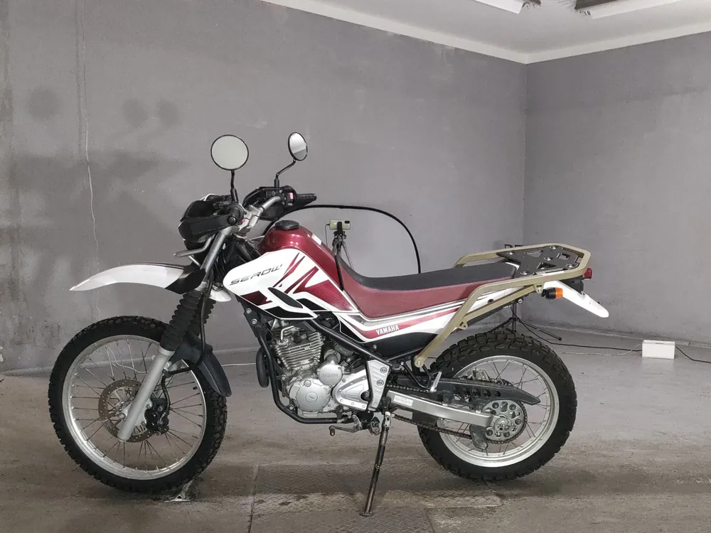 Yamaha Serow 250, белый, красный, фото 2