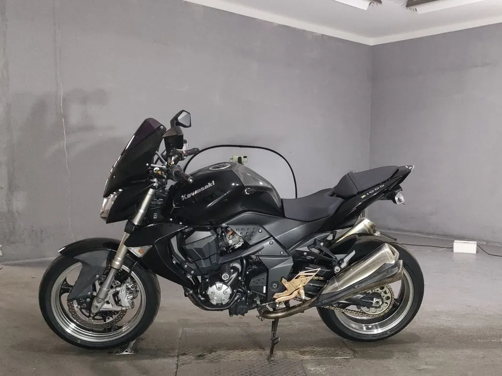 Kawasaki Z1000 2007, чёрный, фото 2