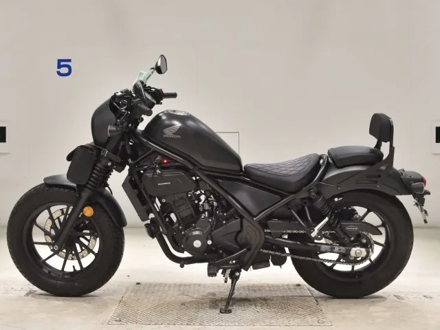 Honda Rebel 250, matt black, фото 2