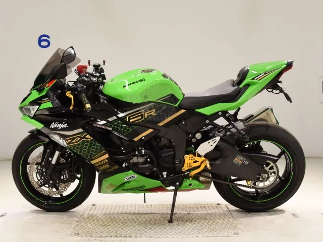 Kawasaki Zx-6Ra, black | green, фото 2