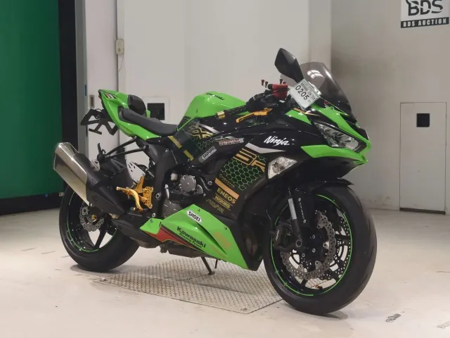 Kawasaki Zx-6Ra, black | green, фото 3