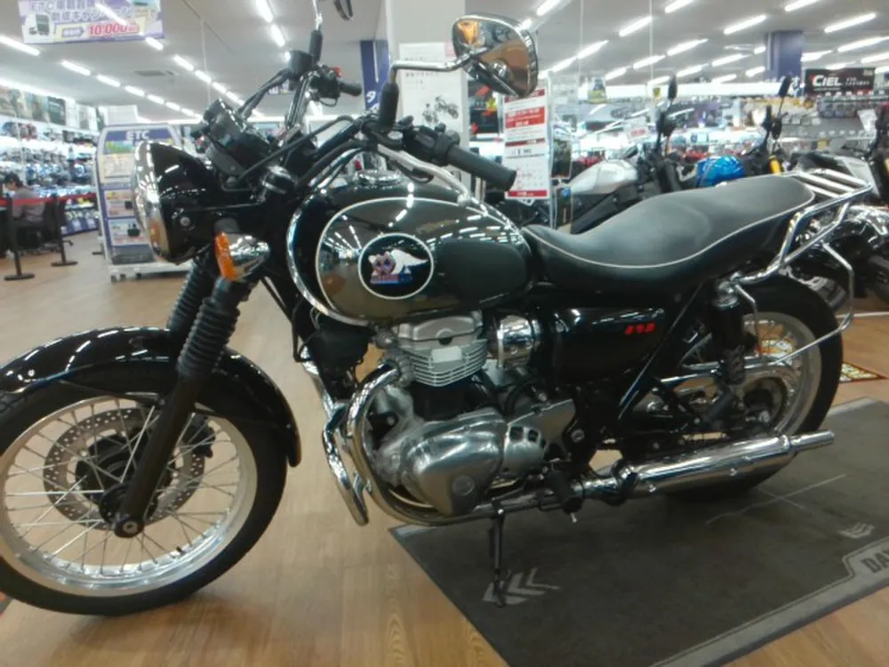 Kawasaki W800-2 2022, чёрный, фото 2