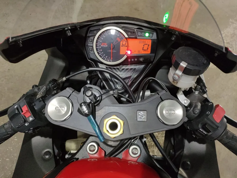 Suzuki GSX-R600 2017, black/red, фото 5