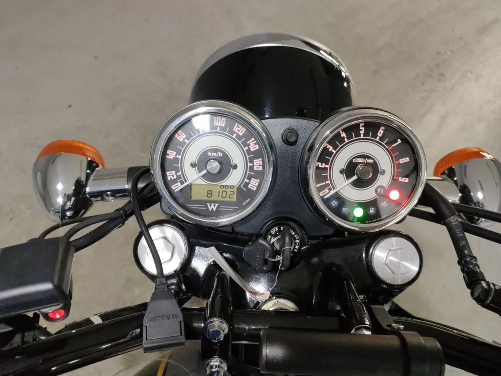Kawasaki W800 2012, чёрный, фото 5