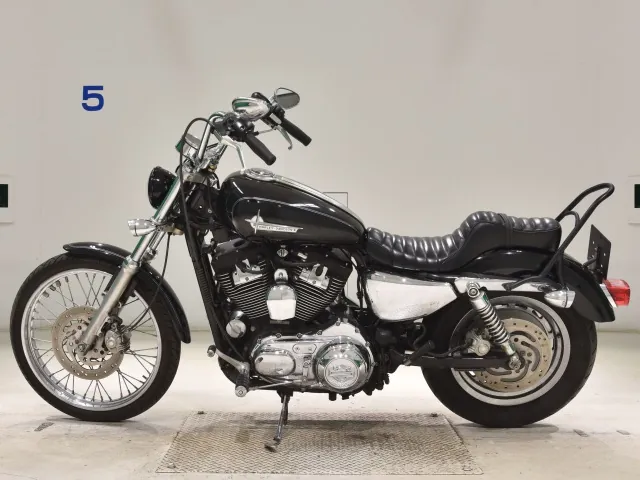 Harley-Davidson XL1200C 2005, чёрный, фото 2