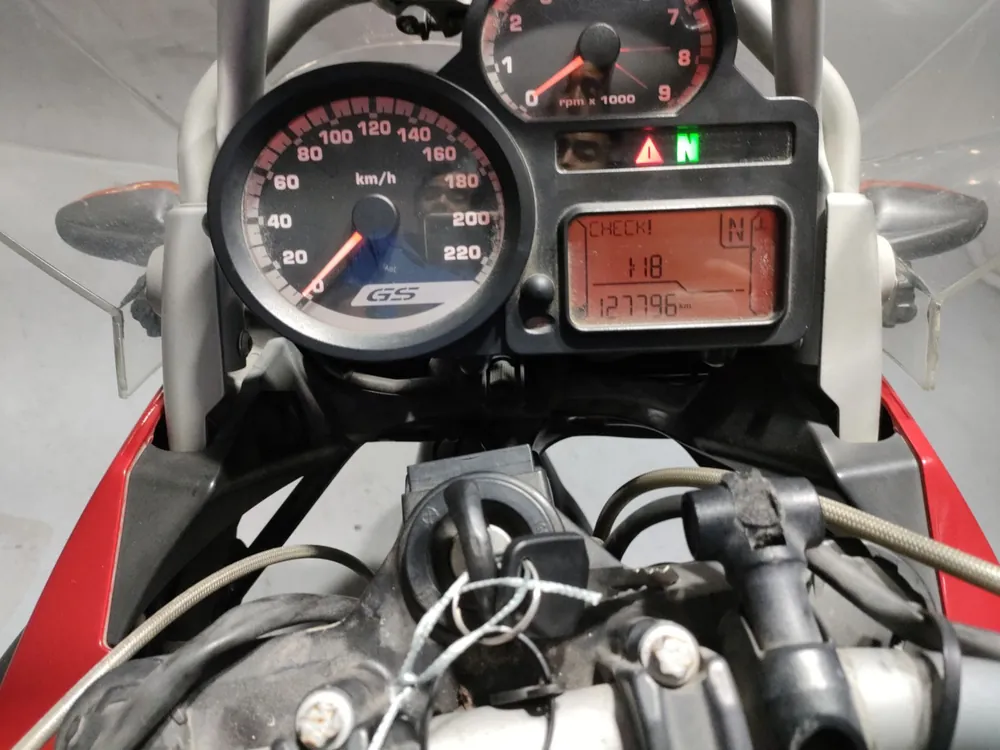 BMW R1200Gs 2007, silver / red, фото 5