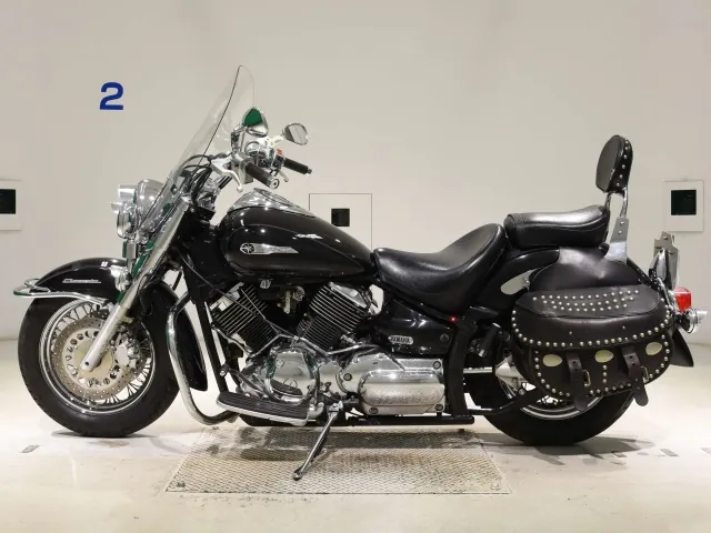 Yamaha Dragstar 1100 2008, чёрный, фото 2