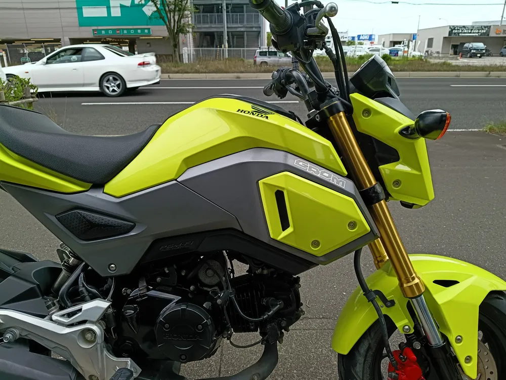 Honda Grom, жёлтый, фото 15
