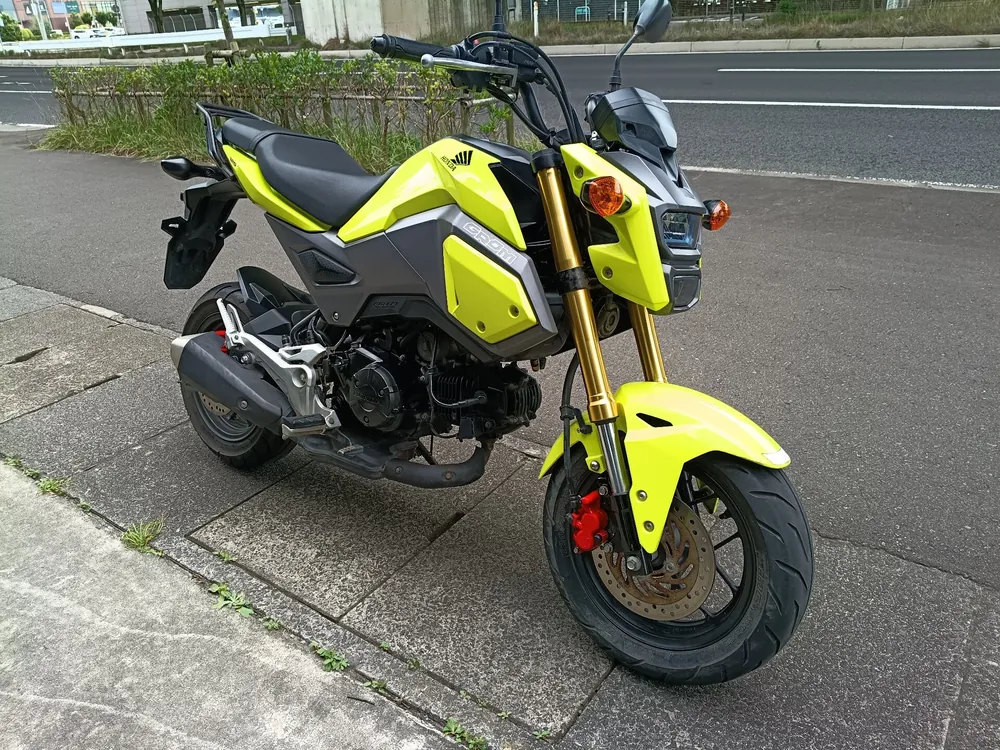 Honda Grom, жёлтый, фото 4