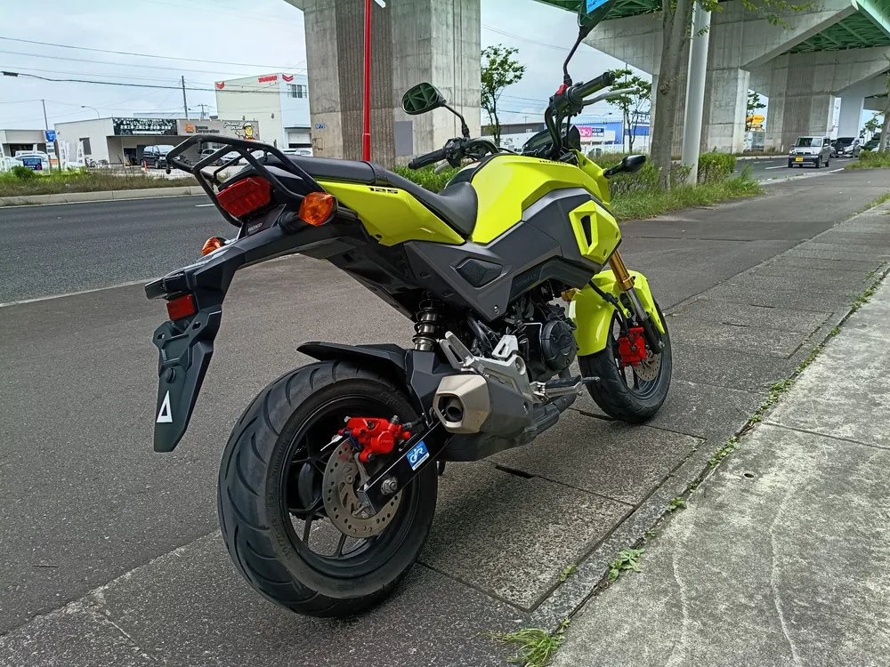 Honda Grom, жёлтый, фото 5