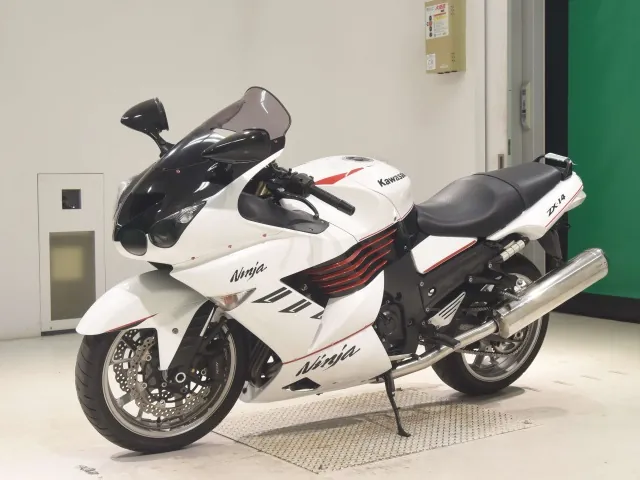 Kawasaki ZX-14 2007, white | red | black, фото 4