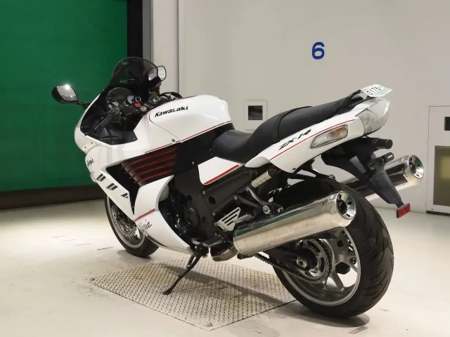 Kawasaki ZX-14 2007, white | red | black, фото 6