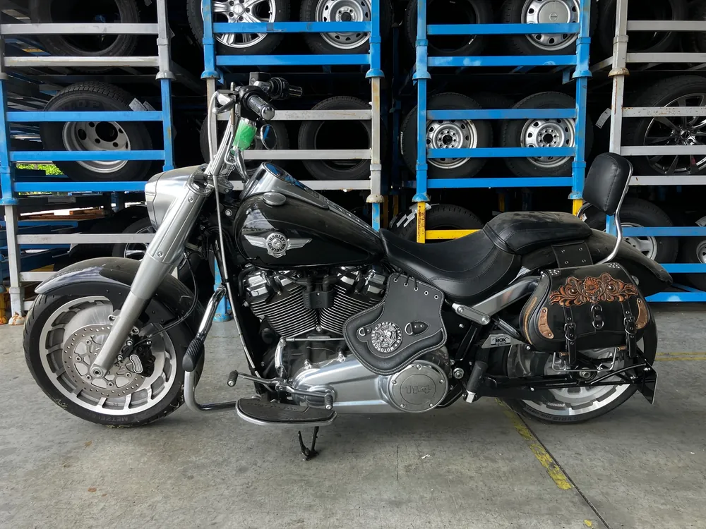 Harley-Davidson FLFBS 2019, чёрный, фото 2