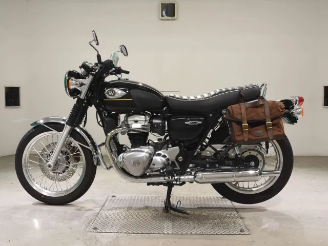 Kawasaki W800-2 2025, black | gold, фото 2