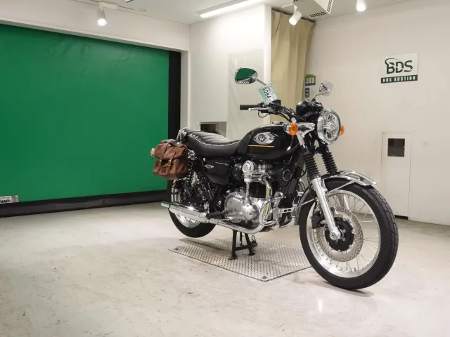 Kawasaki W800-2 2025, black | gold, фото 3