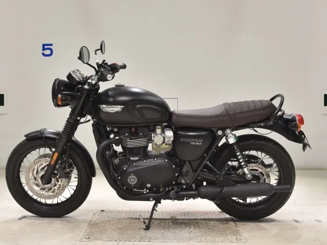 Triumph Bonneville T120 2018, matt black, фото 2