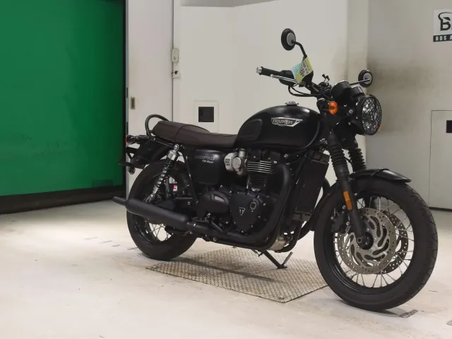 Triumph Bonneville T120 2018, matt black, фото 3