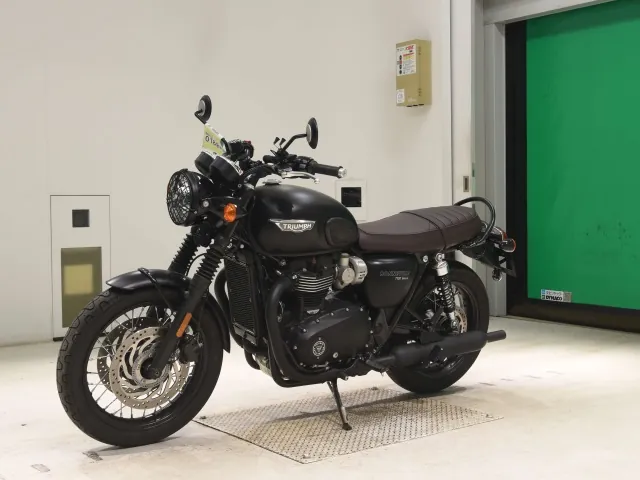 Triumph Bonneville T120 2018, matt black, фото 4