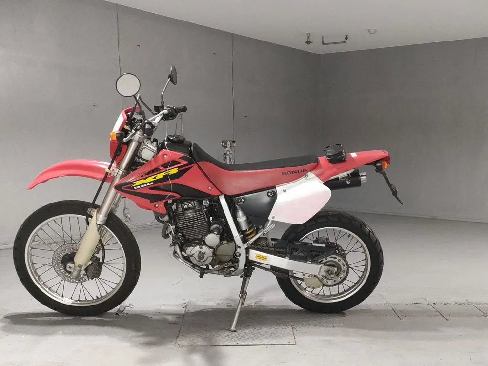 Honda XR250, красный, фото 2
