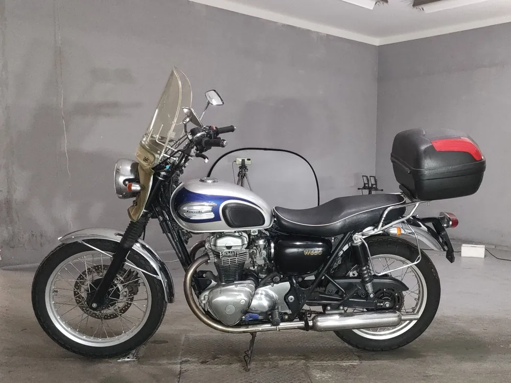 Kawasaki W650 2000, black/silver, фото 2