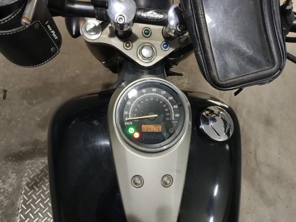 Honda Shadow 750, чёрный, фото 5