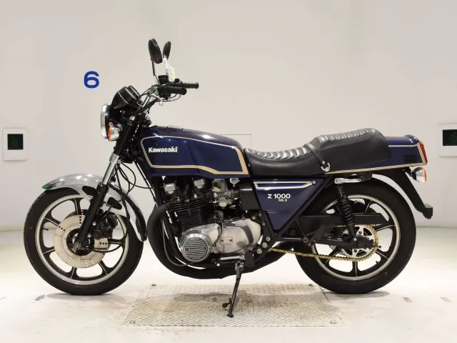 Kawasaki Z1000A 2021, navy blue, фото 2