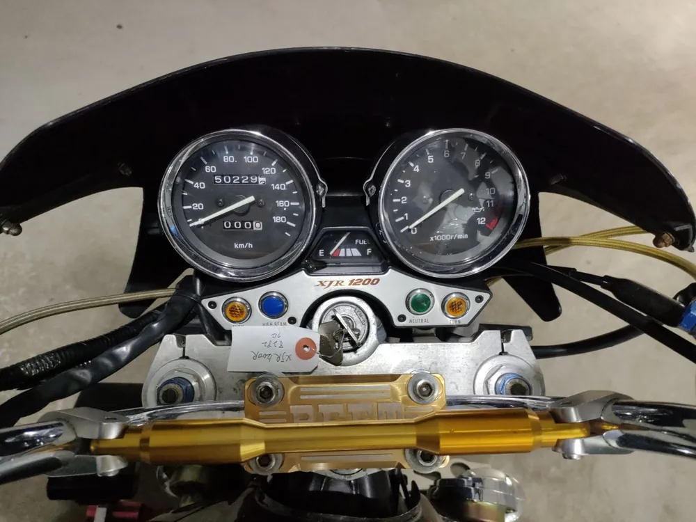 Yamaha XJR1200 1996, чёрный, фото 5
