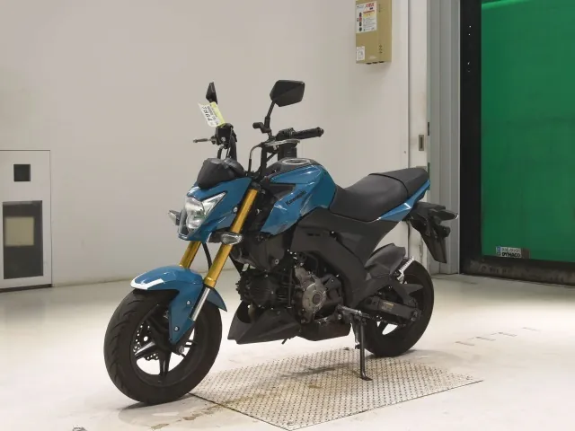 Kawasaki Z125 PRO, зелёный, фото 4